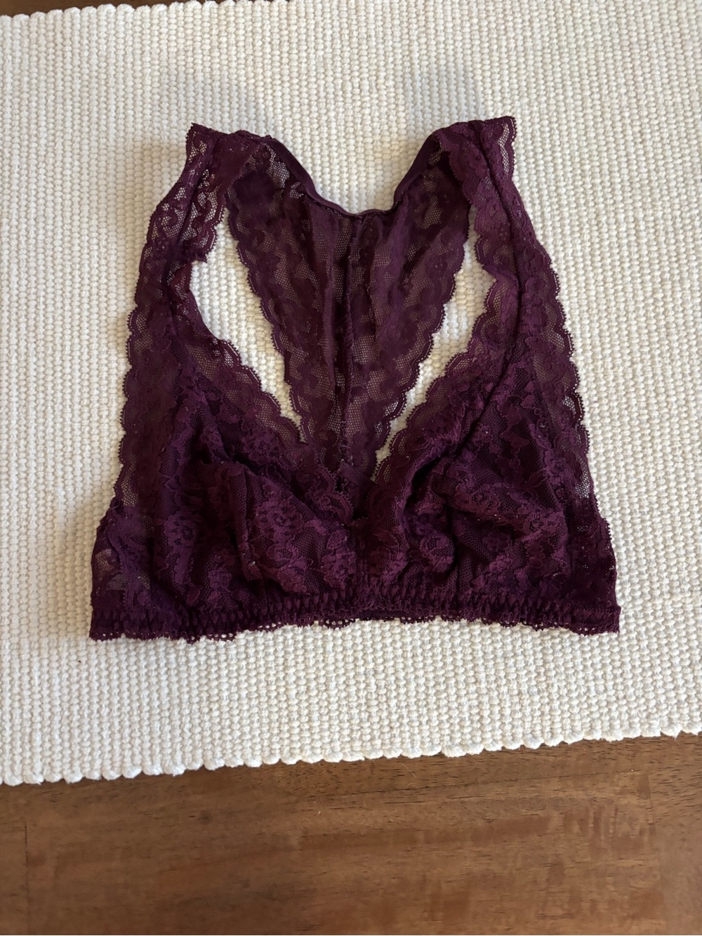Lace Bralette size xs condition is used with some pilling but no tears or stains